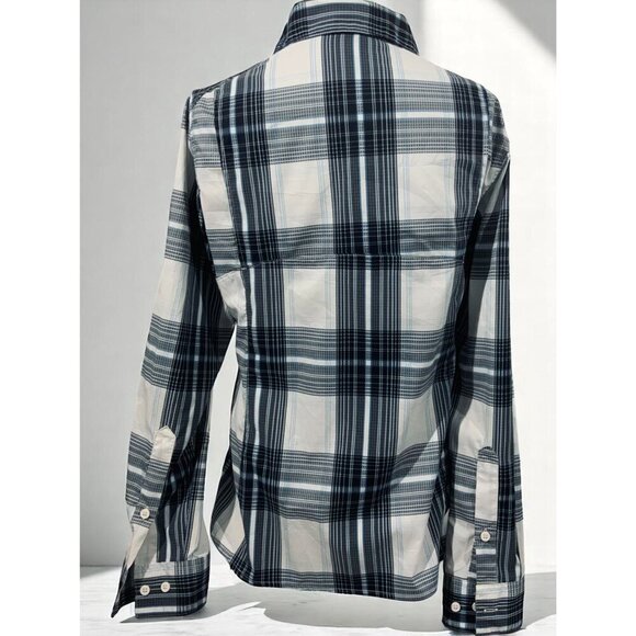 Columbia Medium Plaid Long Sleeve Button Down Shirt Adjustable Sleeve Multicolor - Picture 3 of 10